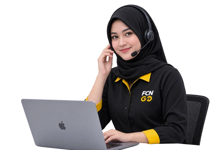 Customer service FCN GO siap membantu